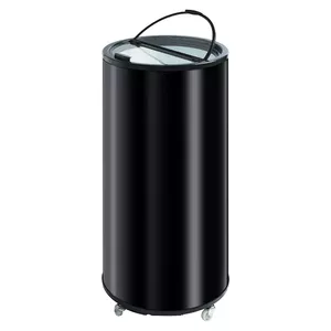 Beverage cooler Scandomestic TK 66 BE 63 L — freestanding black fridge, 63 L, 2–10°C, 50 dB