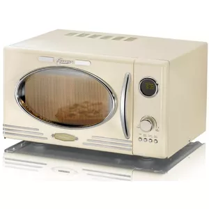 Microwave oven Melissa 16330128 retro beige 20–23 L 700 W grill LED display child lock 12 programs