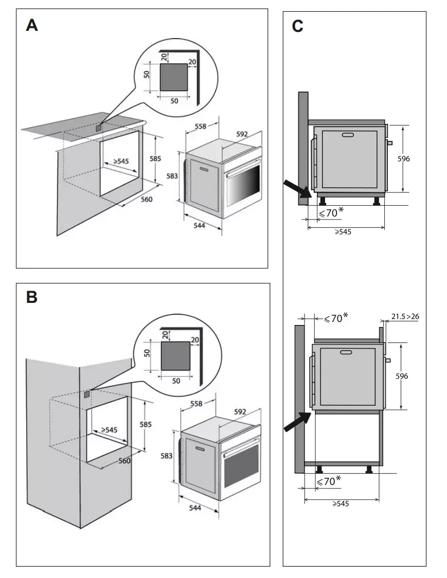 De Dietrich DOS7585X built-in combi-steam oven Photo 2