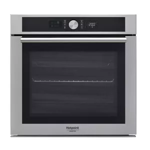 Built-in oven Hotpoint-Ariston FI4 854 P IX HA — electric, 71 L, pyrolytic self-cleaning, convection, grill, touch & rotary controls