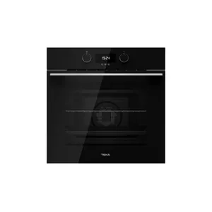 Built-in electric oven TEKA HLB 8400 P — 70 L, pyrolytic + steam cleaning, 8 functions, grill, touch & rotary control, telescopic rail, child lock, black