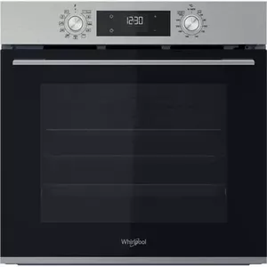 Built-in electric oven Whirlpool OMK58RU1X — 71 L, A+ energy, pyrolytic & hydrolytic cleaning, Cook3, Multifunction 8, stainless steel