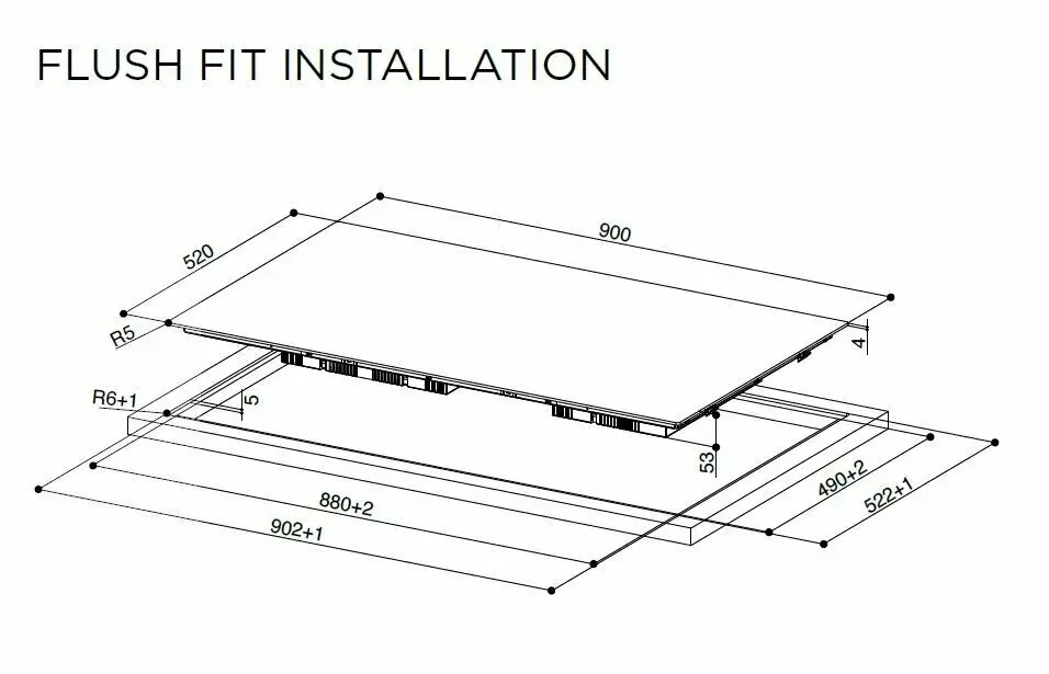 FABER FCH 95 KL built-in induction hob 90 cm Photo 2