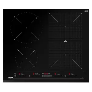 Built-in TEKA induction hob IZF 64440 BK MSP, 60 cm, 5-zone touch control, black glass