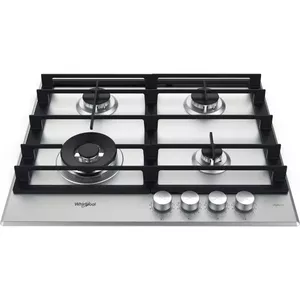 Whirlpool AKWL 628/IXL Built-in Gas Hob 4 Zones Rotary Control
