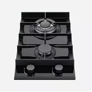 Gas hob Schlosser PGH321GWFFD, 2 heating zones, mechanical control