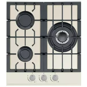 Gas hob Schlosser PGH4511MFFD, 3 cooking zones, mechanical control