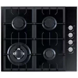 Gas hob Schlosser PGH6351B, 4 cooking zones, mechanical control