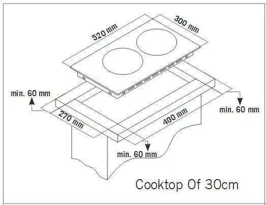 Built-in gas hob SCHLOSSER THG315CFW Photo 2