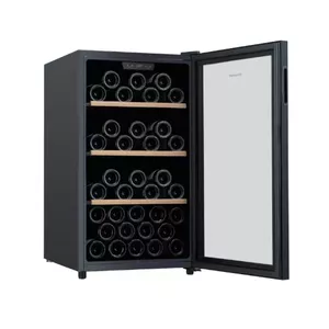 Brandt BFW56GB wine cooler Compressor wine cooler Freestanding Black 56 bottle(s)