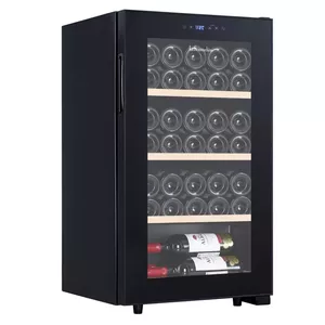 La Sommelière LS36BLACK wine cooler Compressor wine cooler Freestanding Black 36 bottle(s)