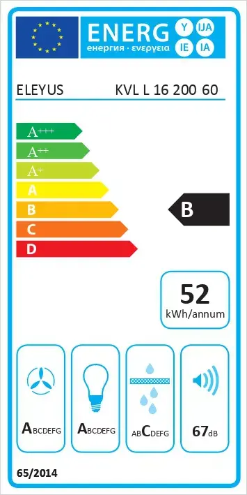 Вытяжка Eleyus KVL60BLB Photo 5