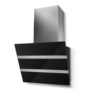 Sienas tvaika nosūcējs FABER Steelmax — melns/nerūsējošais tērauds, Ø150 mm, 68 dB, 79 kWh/g