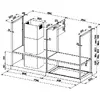 FABER T-Shelf EV8 BK Matt A180 salas tvaika nosūcējs Photo 2