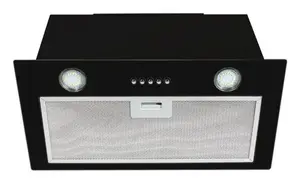 Built-under extractor Eleyus GMA L 14 150 52 BL Black, 520×270 mm, 700 m³/h, 66 dB, aluminium filter