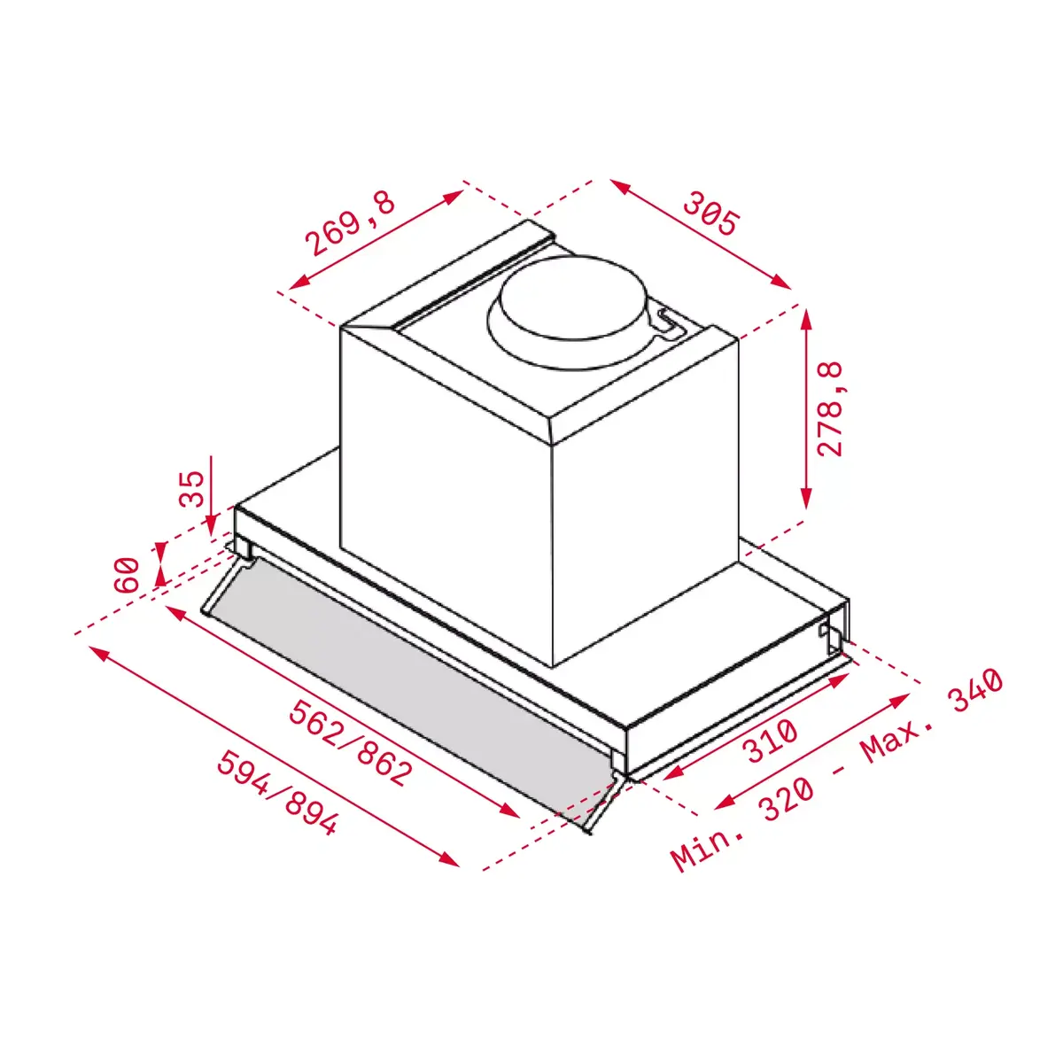 Built-in TEKA INTEGRA 66750 POS hood Photo 3