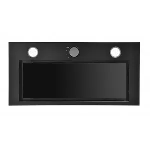 Built-in cooker hood Greentek Manila — 598×290 mm, extraction 210 m³/h, carbon grease filter, noise 66 dB, LED, rotary control