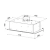Встраиваемая вытяжка SCHLOSSER TN45PBWH / TN45PBBL Photo 3