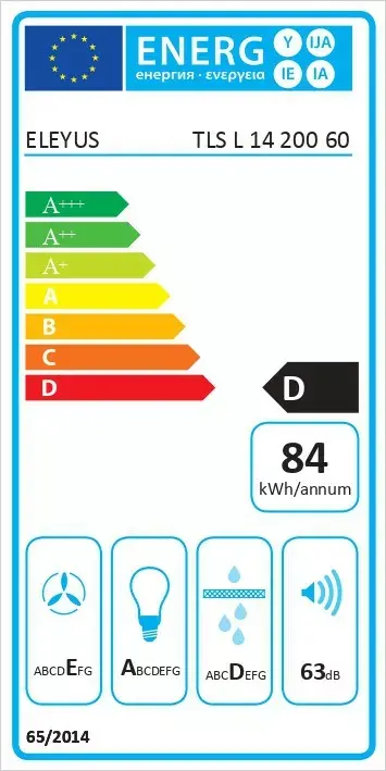 Встраиваемая вытяжка Eleyus TLS60WH960 Photo 5