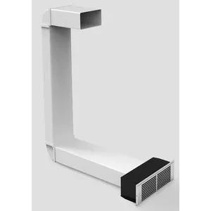Chimney extension kit Faber 112.0540.781 for Galileo 100 cm cooker hood, White Ceramic finish
