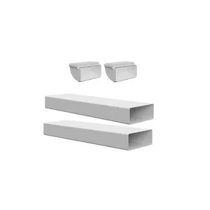 Recirculation module TEKA RFH12120FOC for hood — stainless steel and PVC ducting kit