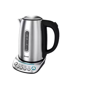 Electric kettle BRANDT BO1202B — 1.7 L, 2200 W, black and stainless steel