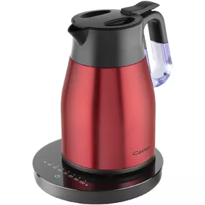 Электрический чайник Catler KE8120R 1,7 л, 2200 Вт, регулировка температуры, нержавеющая сталь, красный