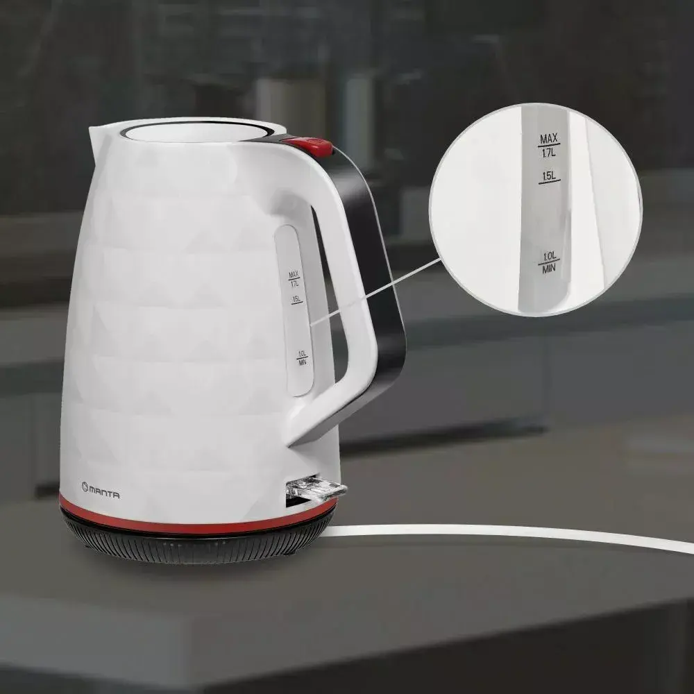 Electric kettle MANTA 1.7L 2200W KTL9230W Photo 6