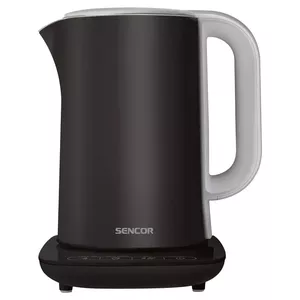Electric kettle SENCOR SWK1592BK 1.5 L 2150 W, adjustable 40–100 °C, black, stainless steel heating base