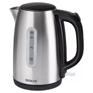 Elektriskais tējkanna SENCOR SWK1720BK — 1,7 L, 2200 W, nerūsējošais tērauds/melns