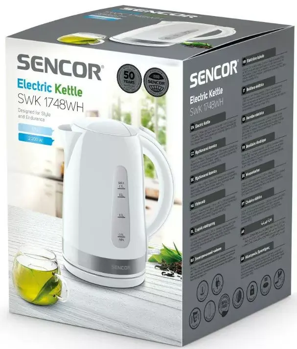Electric kettle SENCOR SWK1748WH 1.7L 2200W Photo 6