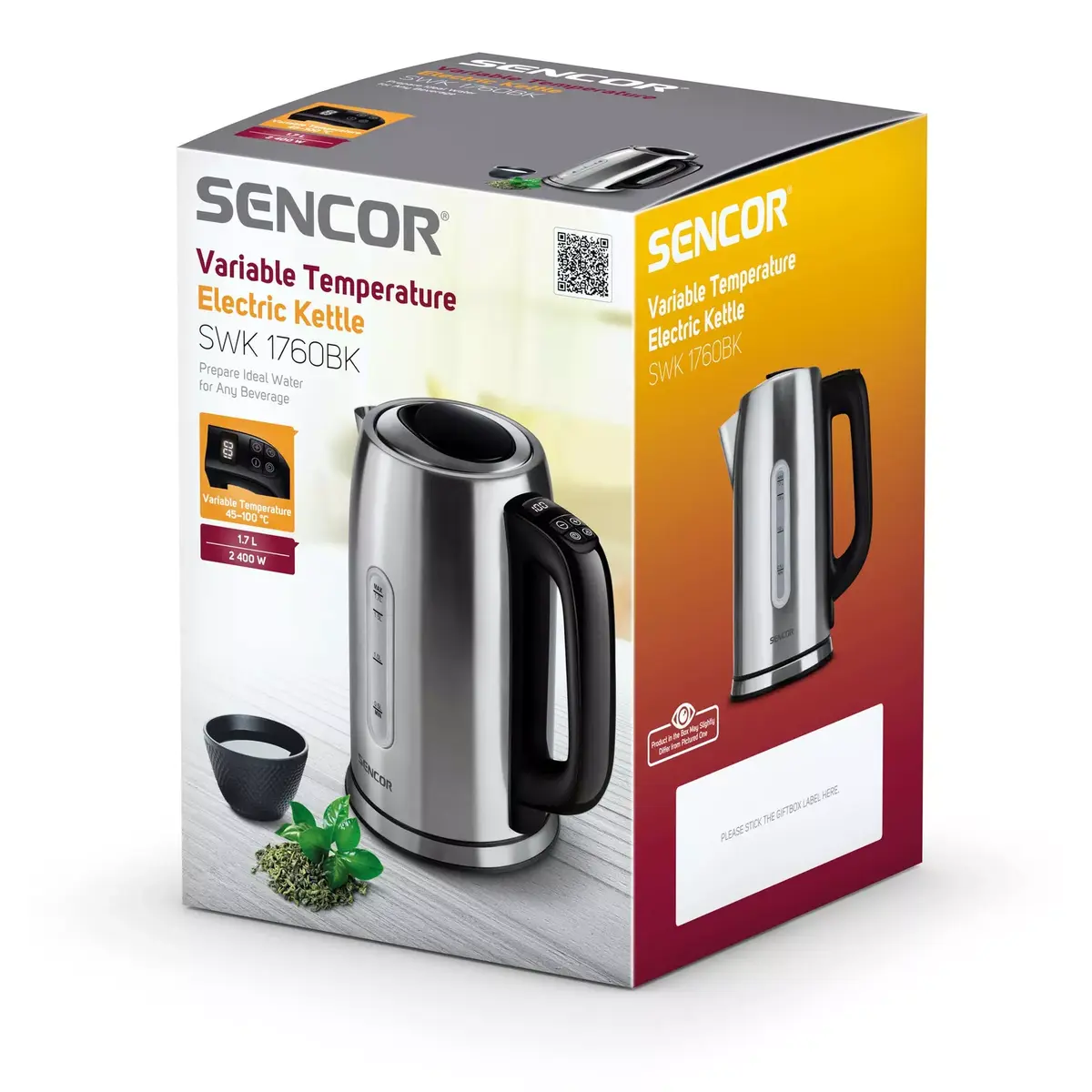Electric kettle SENCOR SWK1760BK 1.7 L 2400 W Photo 11