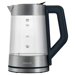Elektriskais tējkanna SENCOR SWK1795SS 1.7 L 2200 W nerūsējošais tērauds, temperatūras iestatījumi 50–100 °C