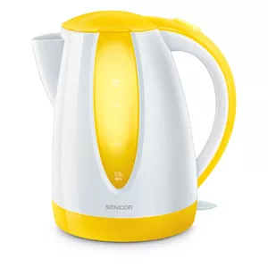 Electric kettle SENCOR SWK1816YL 1.8 L 2000 W, White/Yellow
