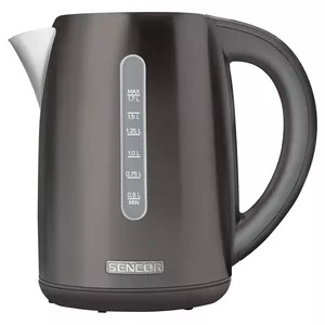 Электрический чайник Sencor SWK7708BK — 1.7 л, 2150 Вт, чёрный, регулировка температуры (60–100 °C)