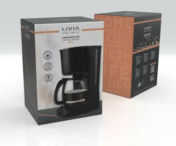 Кофеварка Livia CM1012B 1,2 л Photo 3