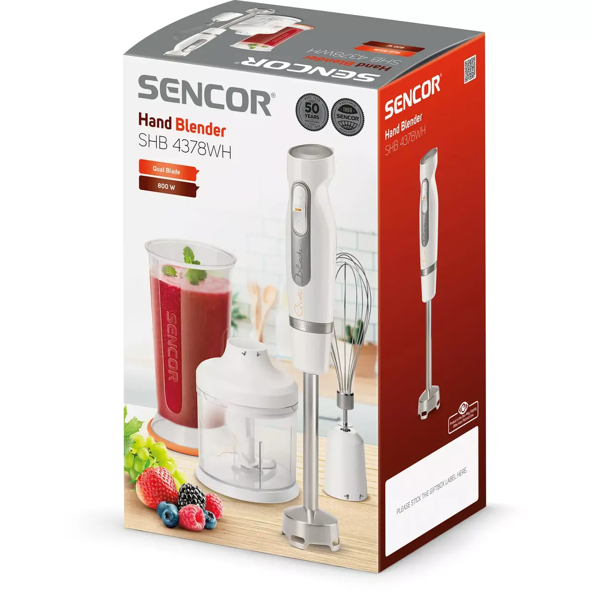 Погружной блендер SENCOR SHB4378WH Photo 2