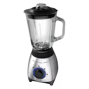Galda blenderis SENCOR SBL4371 — 1,5 L stikla trauks, 600 W, ledus sasmalcināšana, nerūsējošā tērauda korpuss