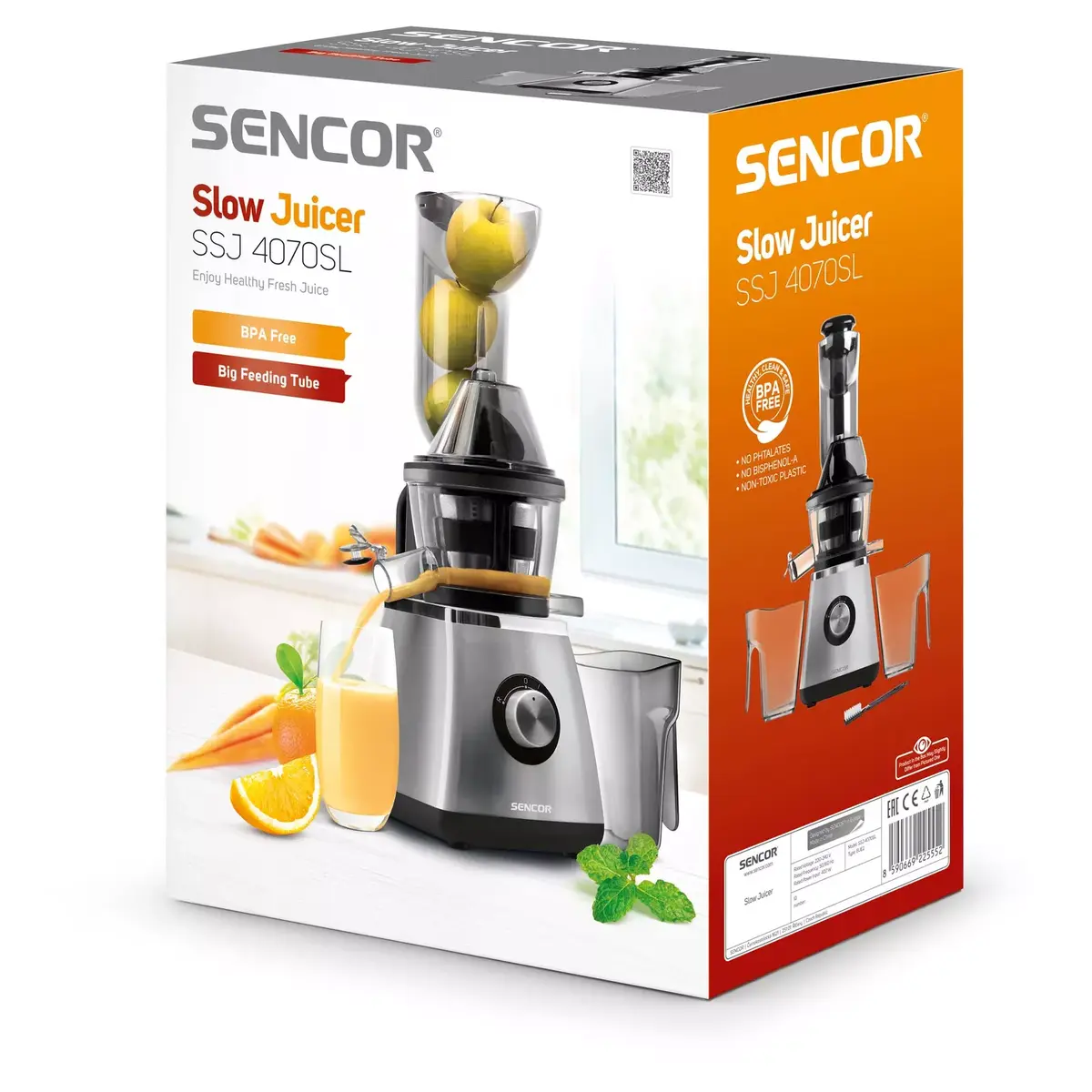 SENCOR SSJ 4070SL lēnā sulas spiede 400 W 60 apgr./min Photo 14