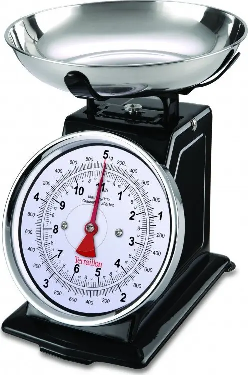Terraillon Trad 500 Black механические кухонные весы Photo 2