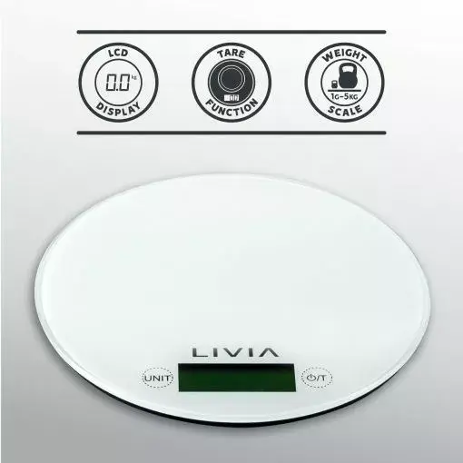 Кухонные весы Livia KV1560W Photo 2