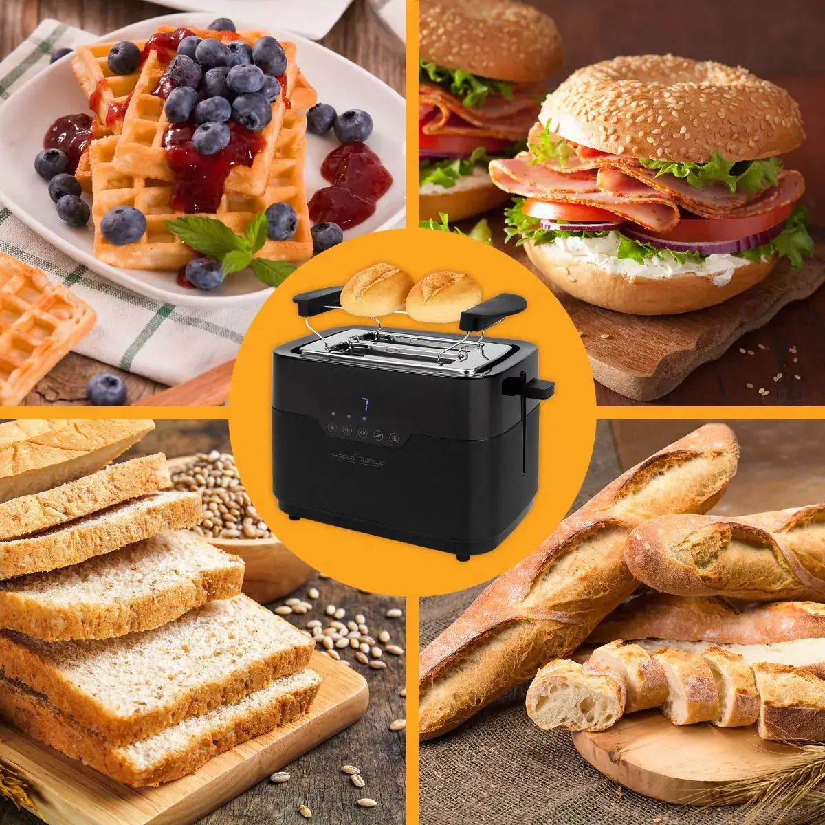 ProfiCook PCTA1244 toaster — 2-slice 920 W Photo 6