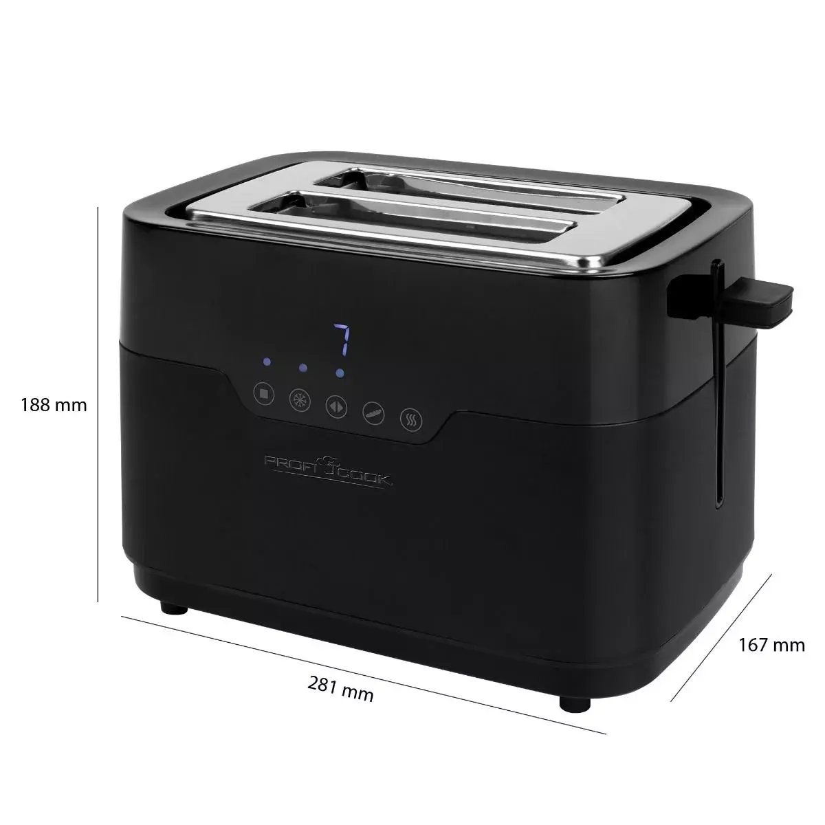 ProfiCook PCTA1244 toaster — 2-slice 920 W Photo 11