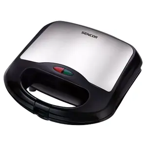 Sandwich maker SENCOR SSM 4220SS — 700 W stainless steel, for 2 sandwiches