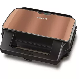 Sandwich maker SENCOR SSM9976GD — 900 W, non-stick interchangeable plates (4), 2-slice capacity