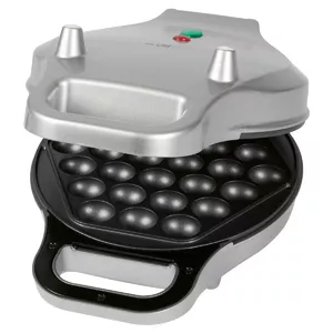 Waffle maker CLATRONIC WA 3772, 700 W, silver, 1 waffle, 180° rotation
