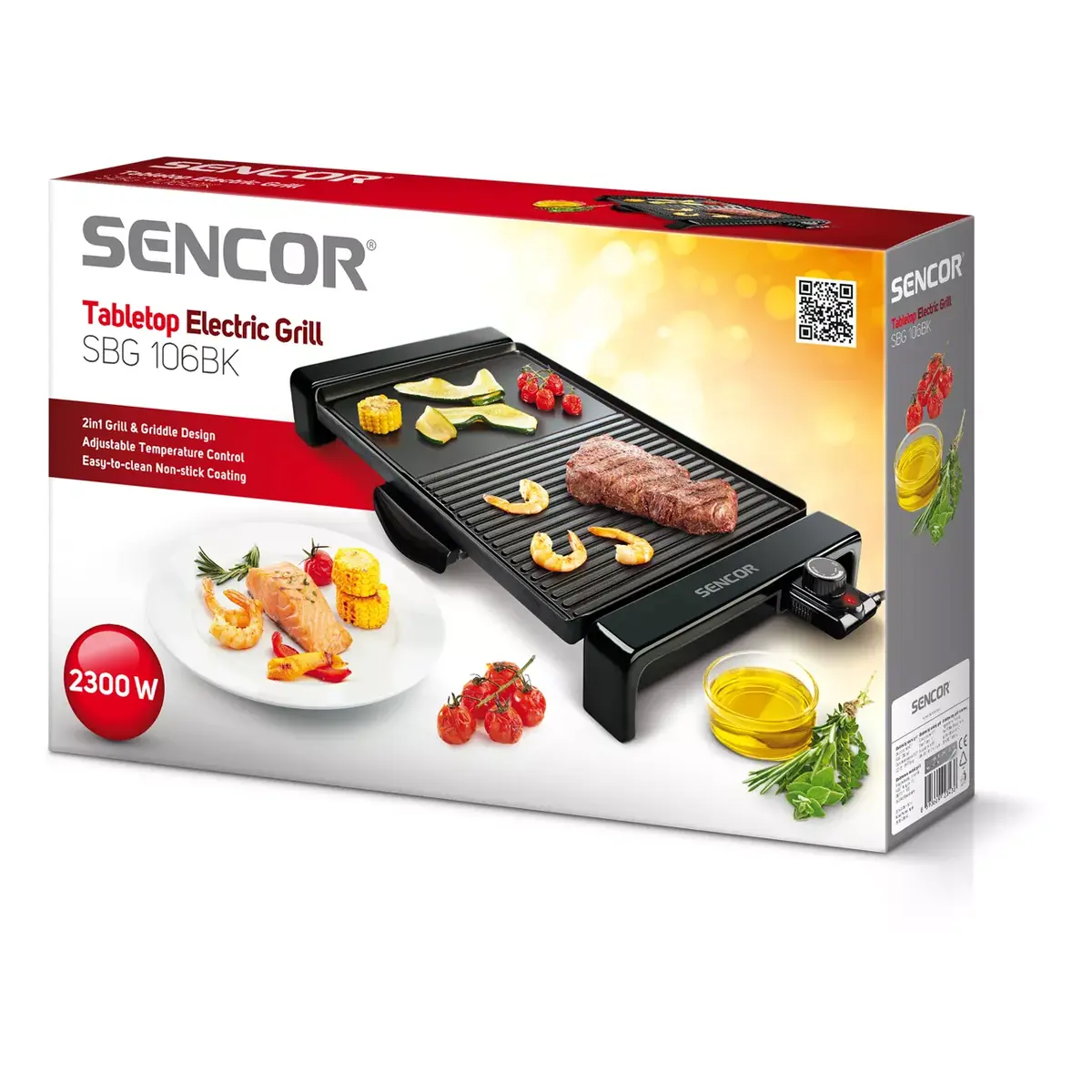 Контактный гриль Sencor SBG 106BK Photo 3