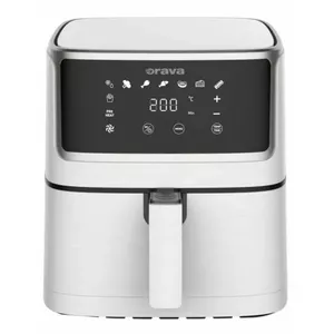 Deep fryer ORAVA Airfy AIRY2W — 2.5 L capacity, 1200 W, white, 80–200 °C, 8 programs