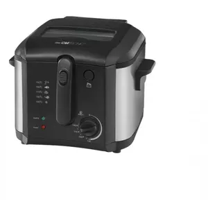Фритюрница CLATRONIC FR 3649, 2,5 л, 1600 Вт, нержавеющая сталь, чёрная