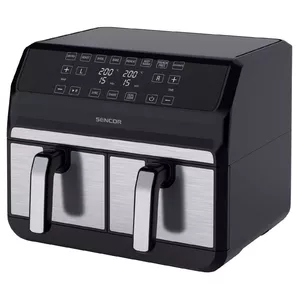 Фритюрница SENCOR SFR9500SS — 3,5 л, 1500 Вт, серебристая, LED сенсор, таймер 60 мин